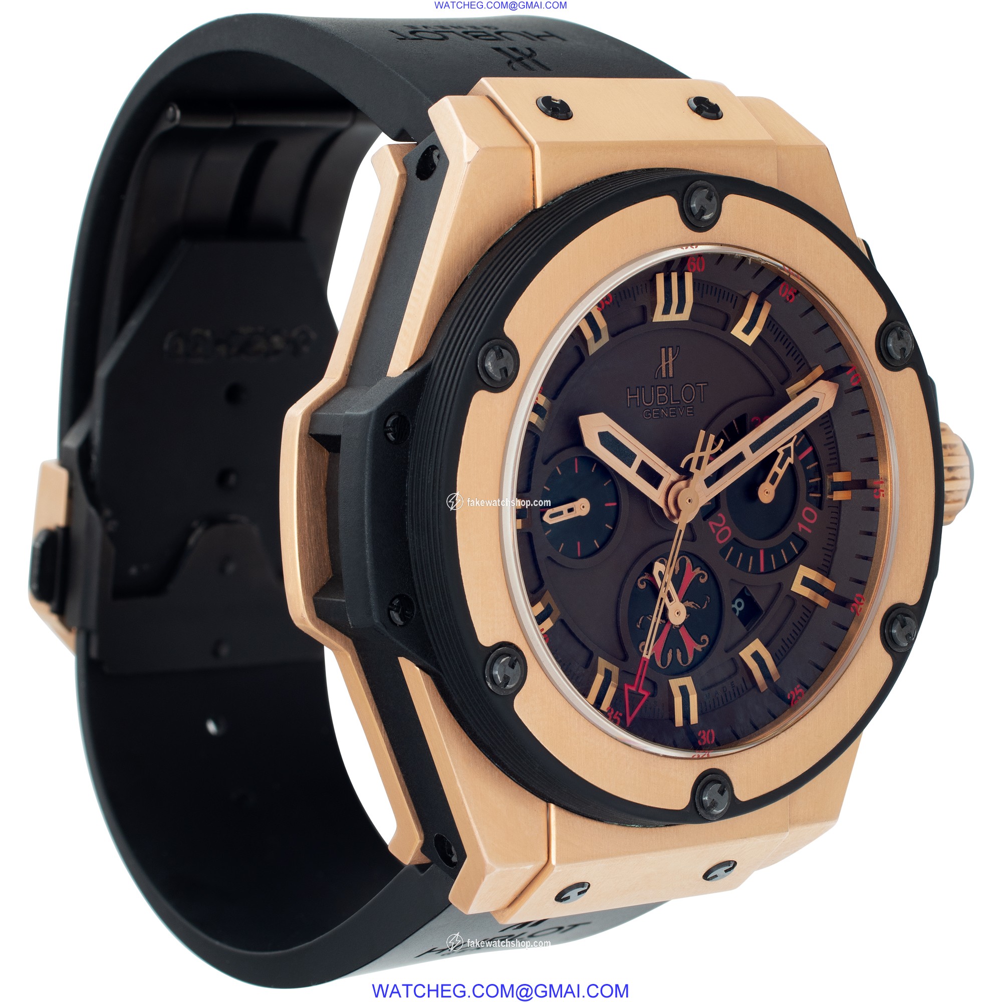 Hublot 703.OX.3113>HR.OPX12 King Power Arturo Fuente Automatic Male 18k rose gold & titanium 4