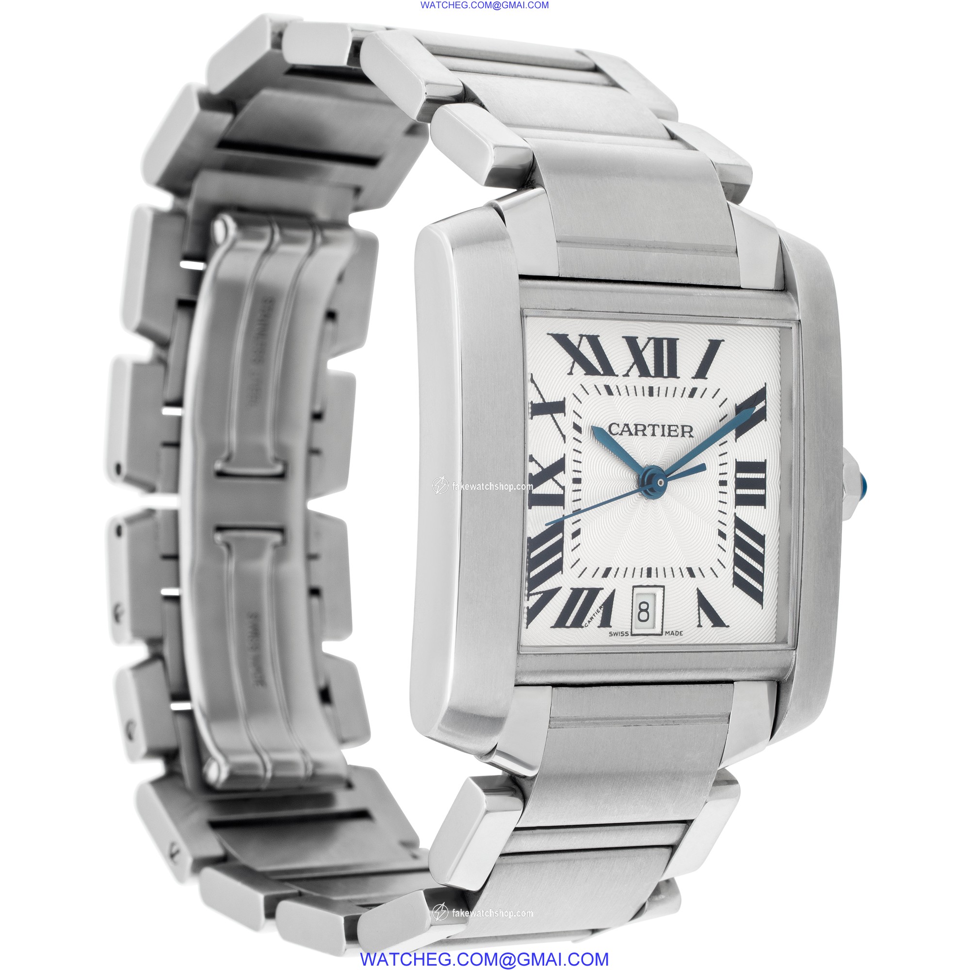 Cartier W51002Q3 Tank Francaise Automatic Male Stainless Steel 4