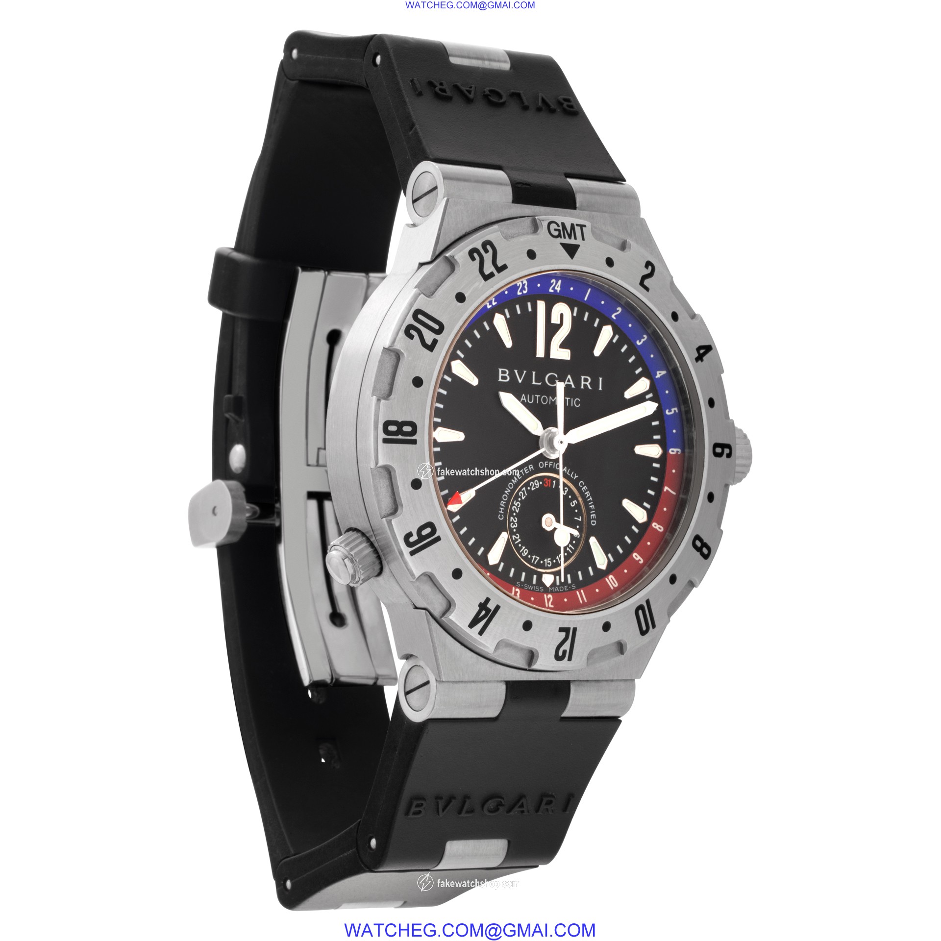 Bvlgari gmt40s Diagono Automatic Male Stainless Steel 4