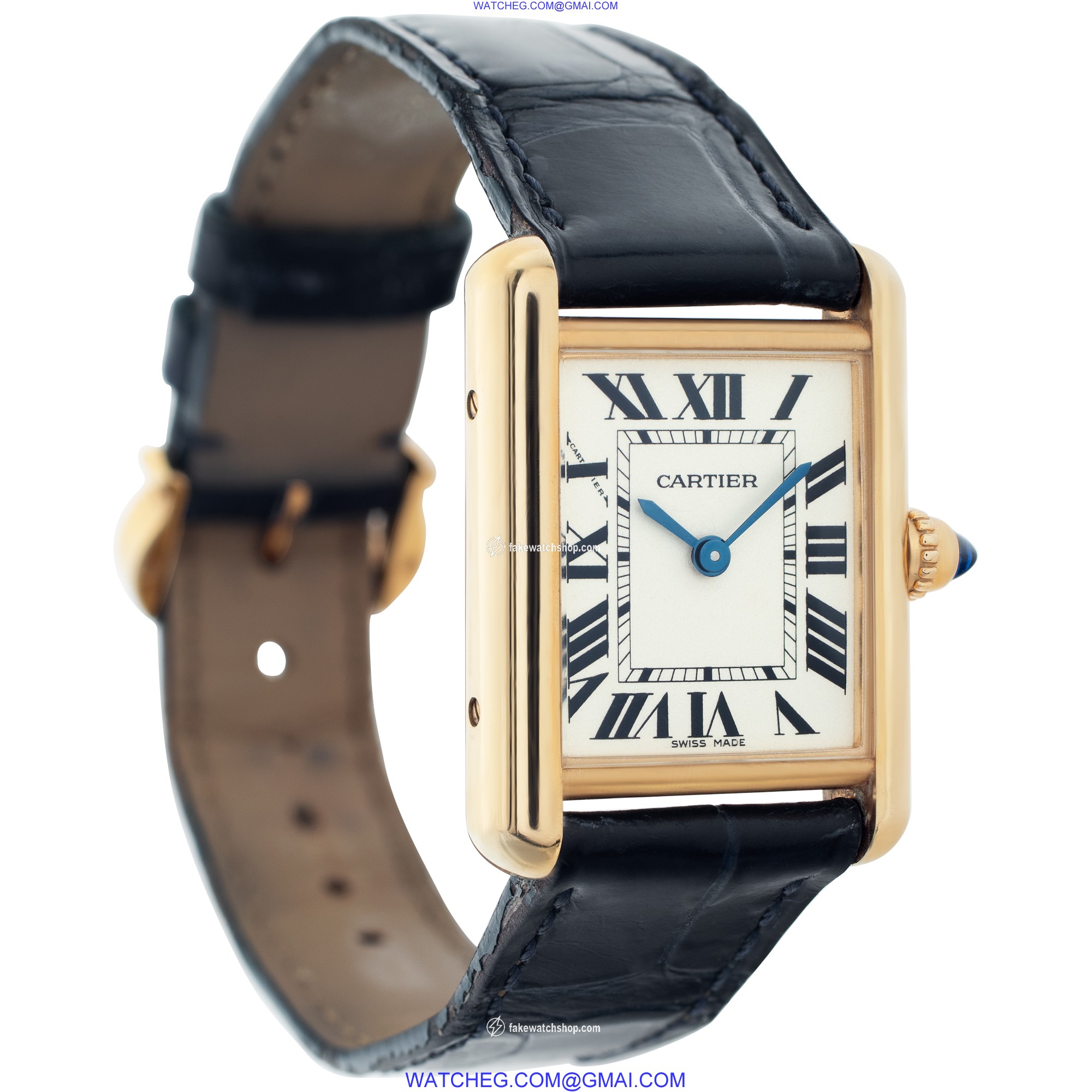 Cartier w1529856 Tank Louis Quartz Female 18k yellow gold 4