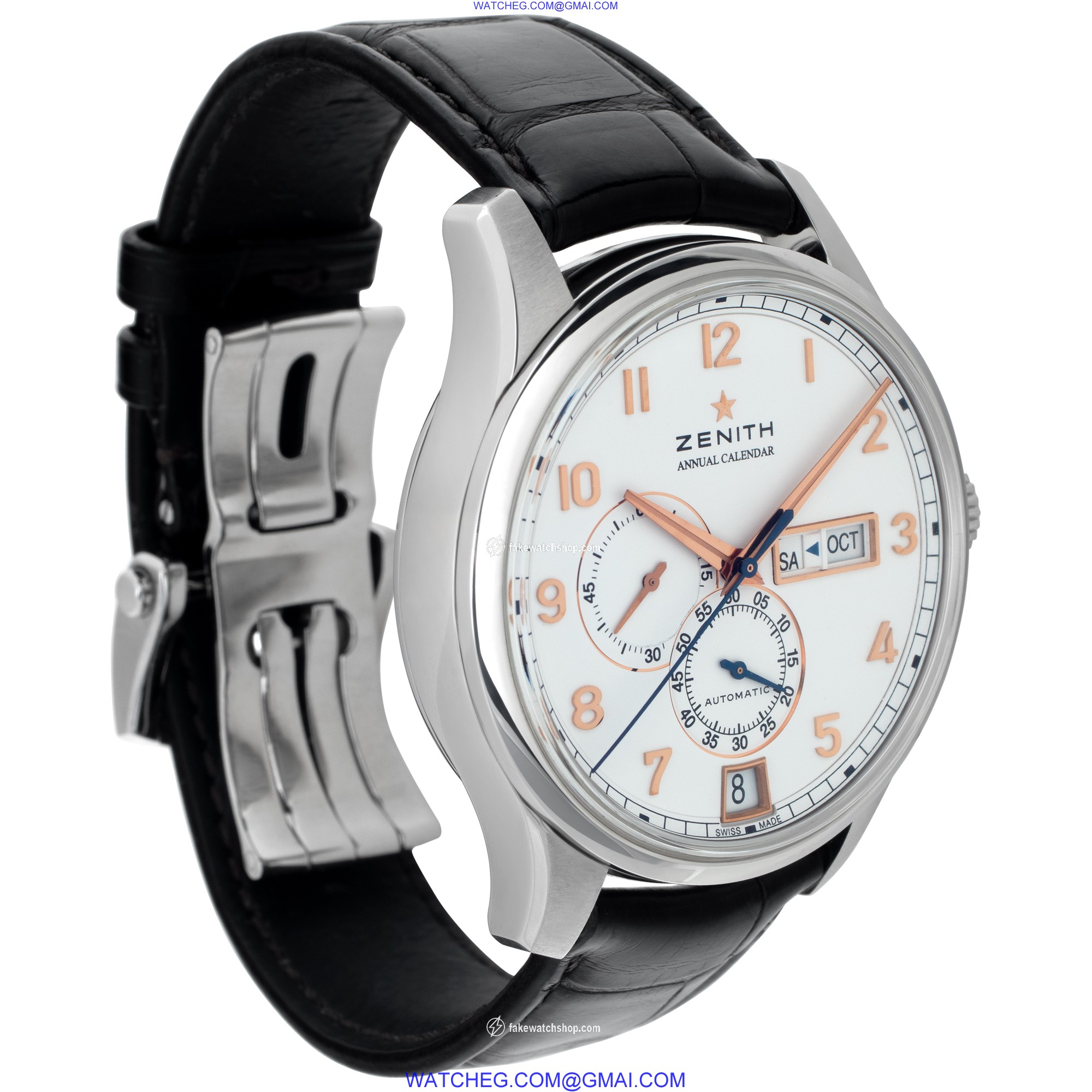 Zenith 03.2072.4054.01.c711 El Primero Automatic Male Stainless Steel 4