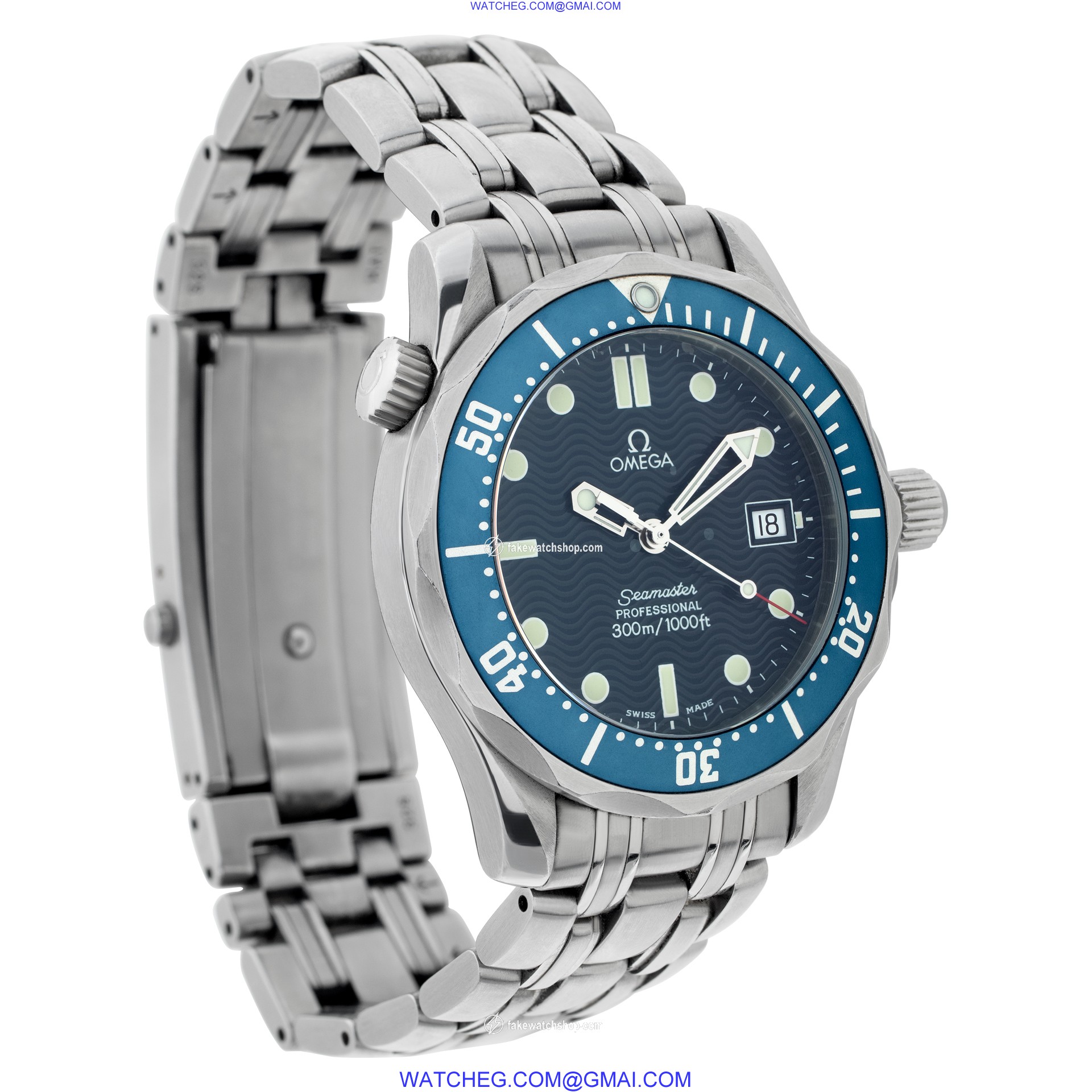 Omega 25618000 Seamaster Quartz Unisex Stainless Steel 4