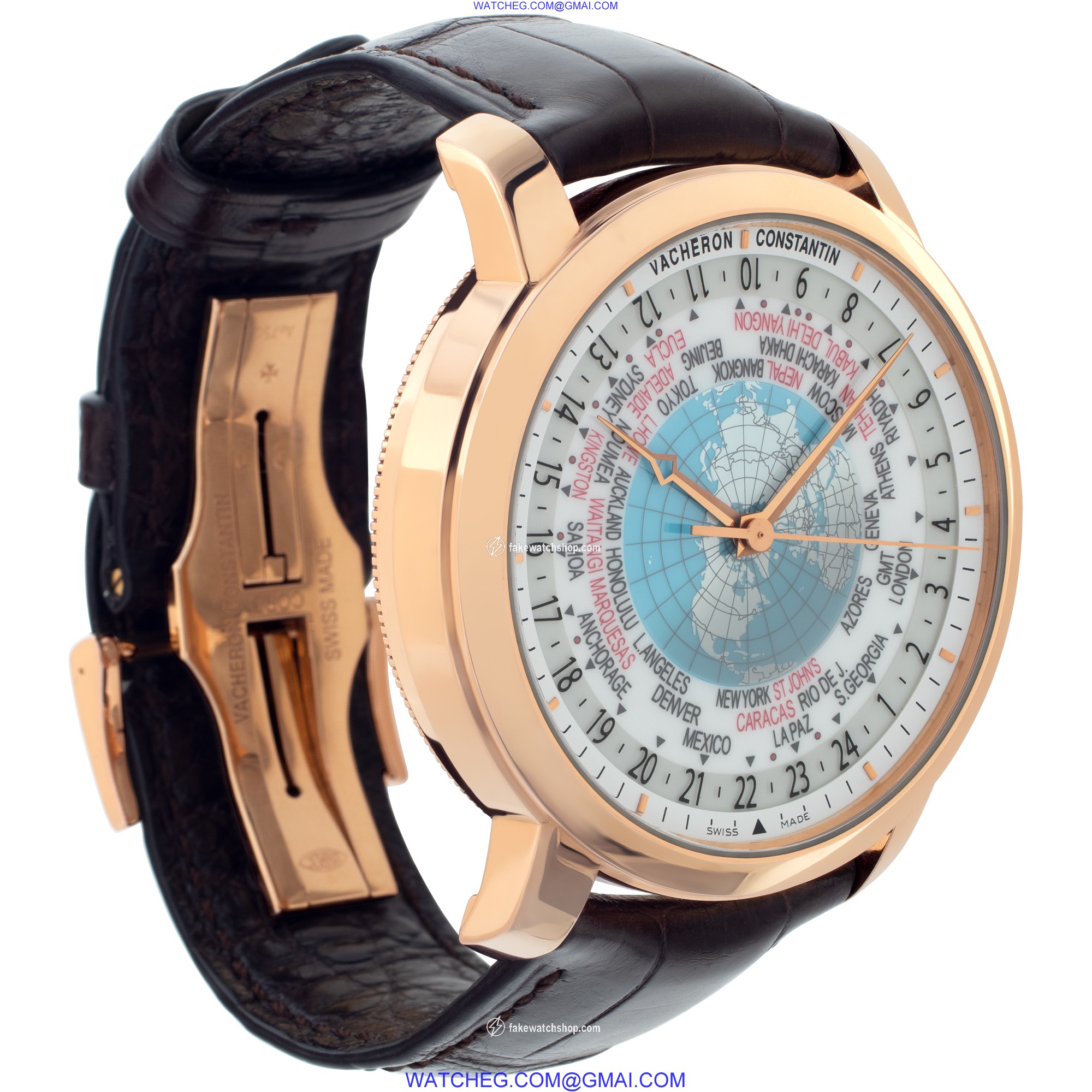 Vacheron Constantin 86060/000R World Time Automatic Male 18k rose gold 4