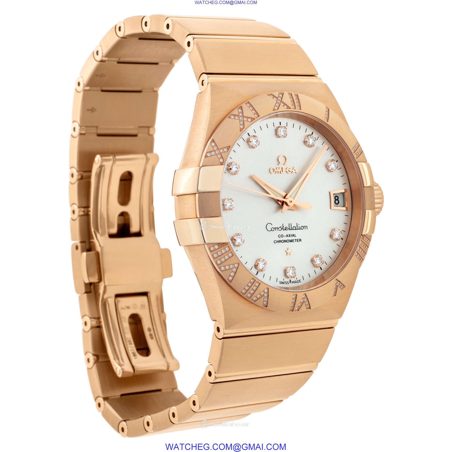 Omega 123.55.38.21.52.007 Constellation Automatic Unisex 18k yellow gold 4