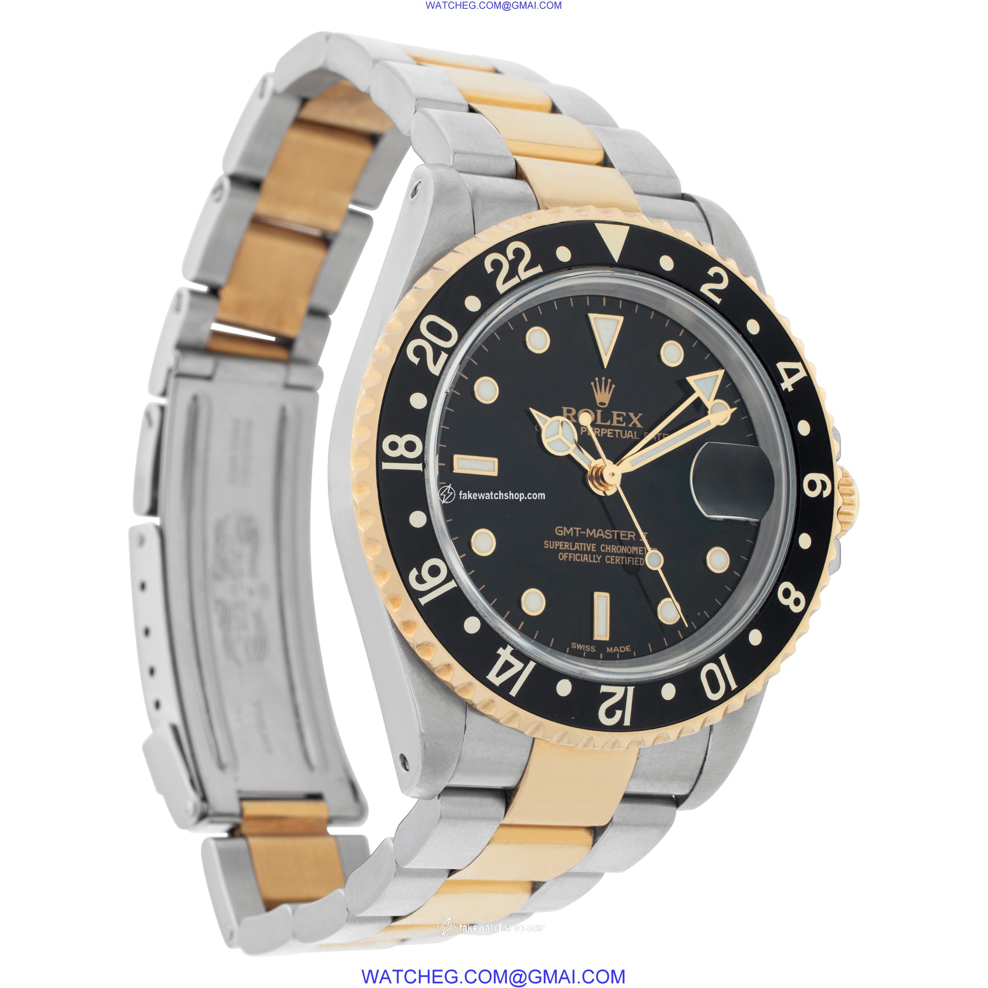 Rolex 16713 GMT-Master II Automatic Male 18k gold & Stainless Steel 4