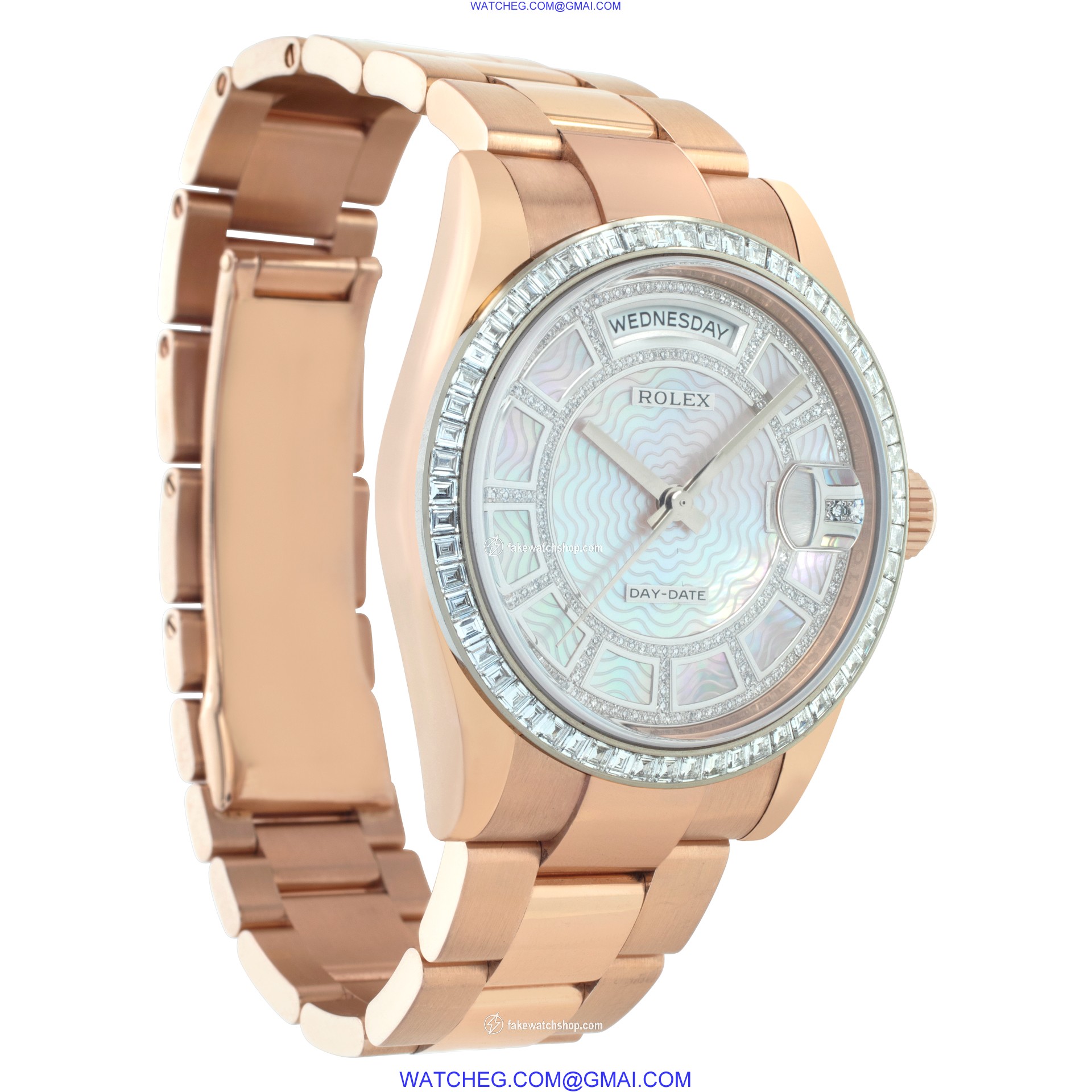 Rolex 118395BR Day-Date Automatic Unisex 18k rose gold 4
