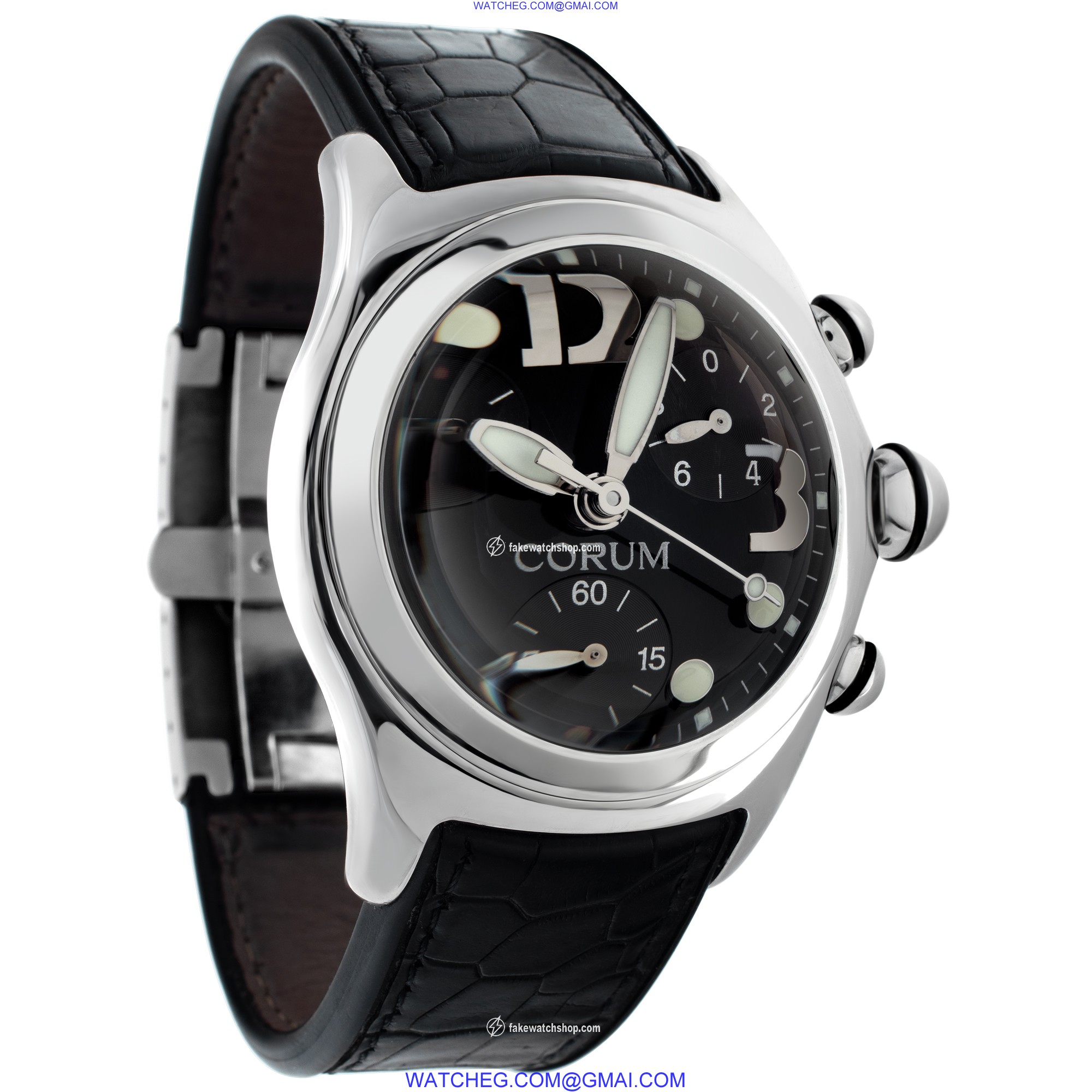 Corum 396.150.20 Bubble Quartz Male Stainless Steel 4