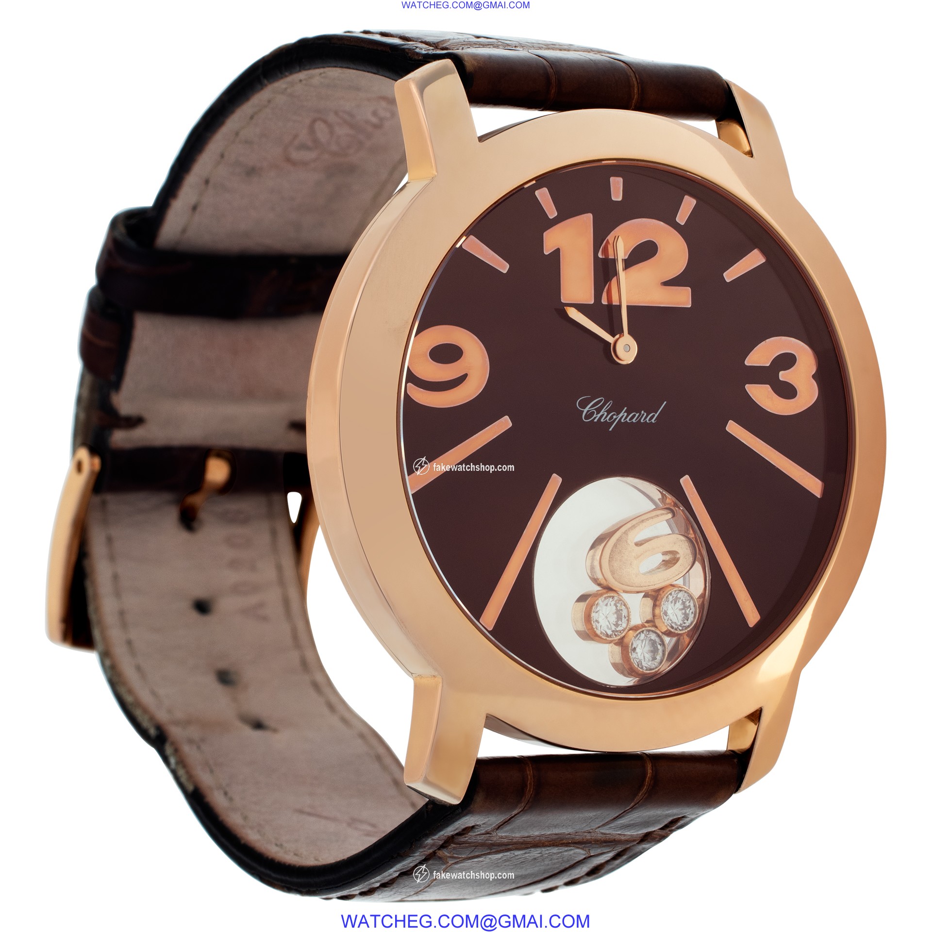 Chopard 4176 Happy Diamond Quartz Unisex 18k rose gold 4