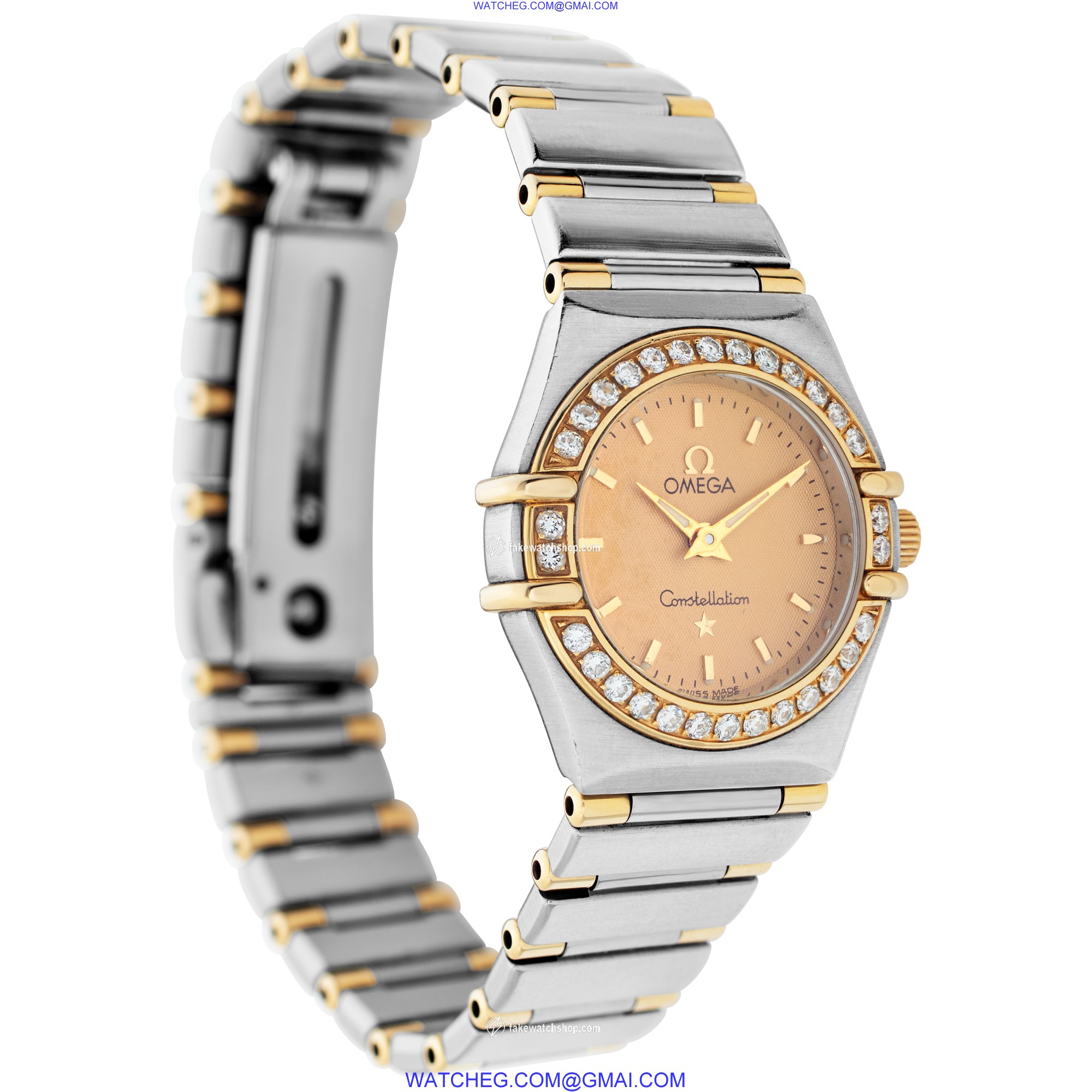 Omega 56900561 Constellation Quartz Female 18k gold & Stainless Steel 4