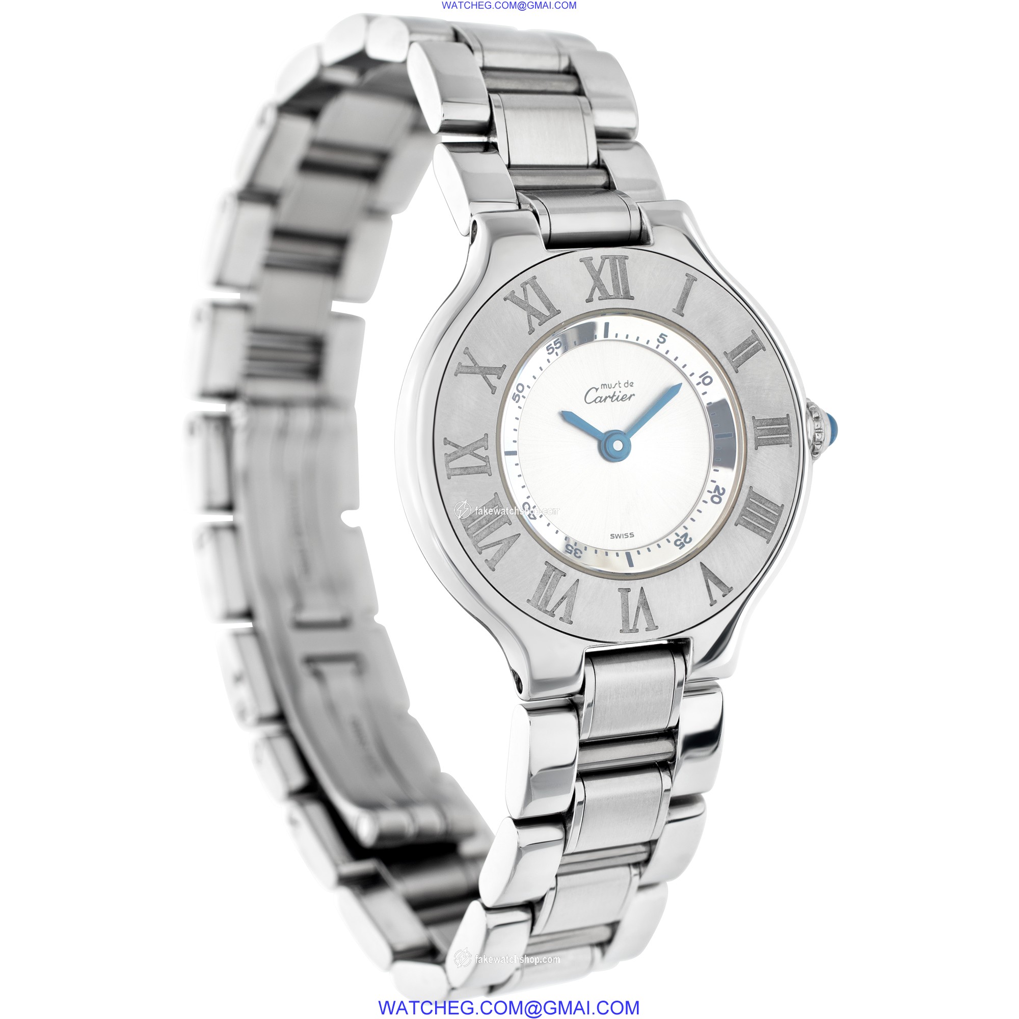 Cartier W10109T2 Must 21 Quartz Female Stainless Steel 4
