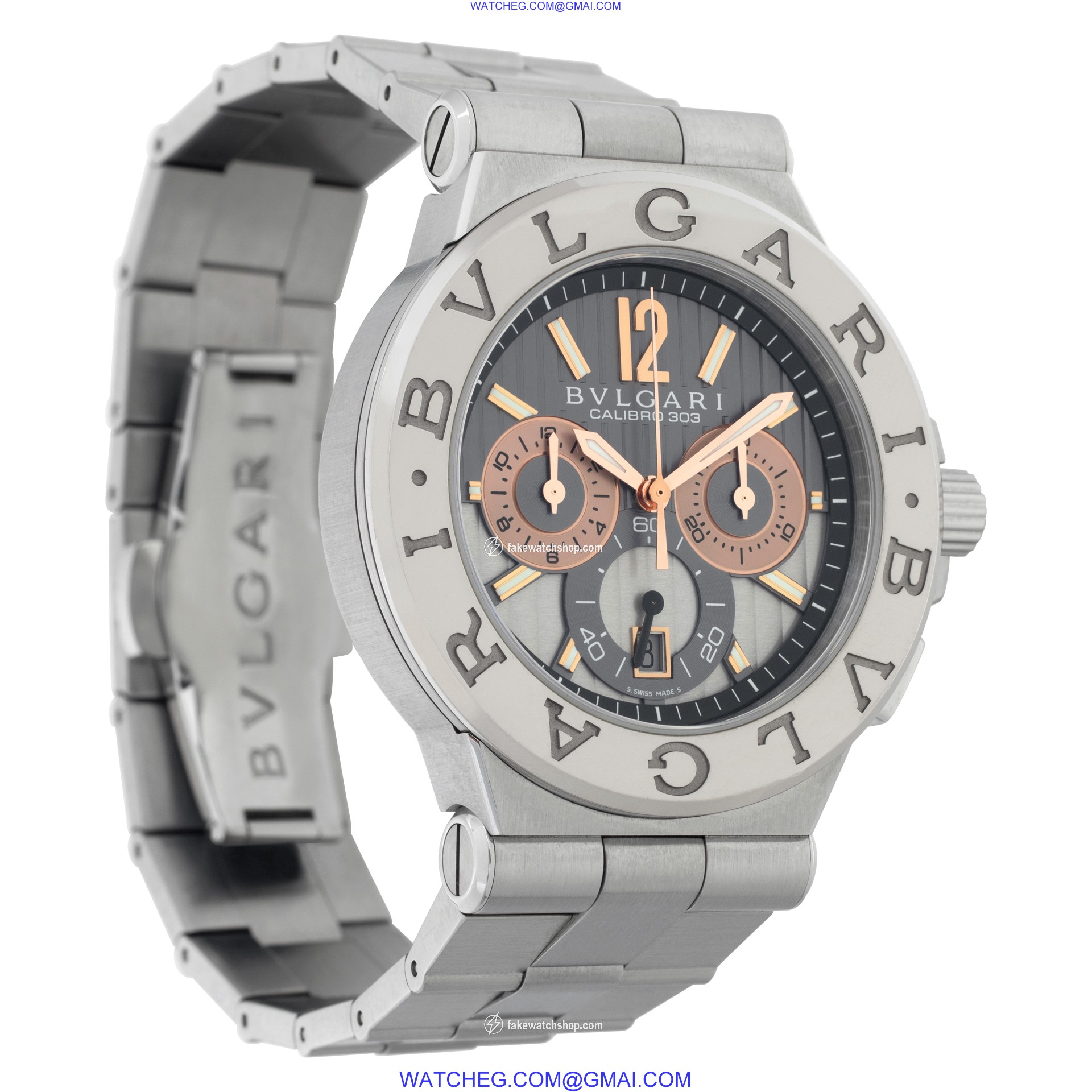 Bvlgari DG 42 SWG CH Diagono Automatic Male Stainless Steel 4