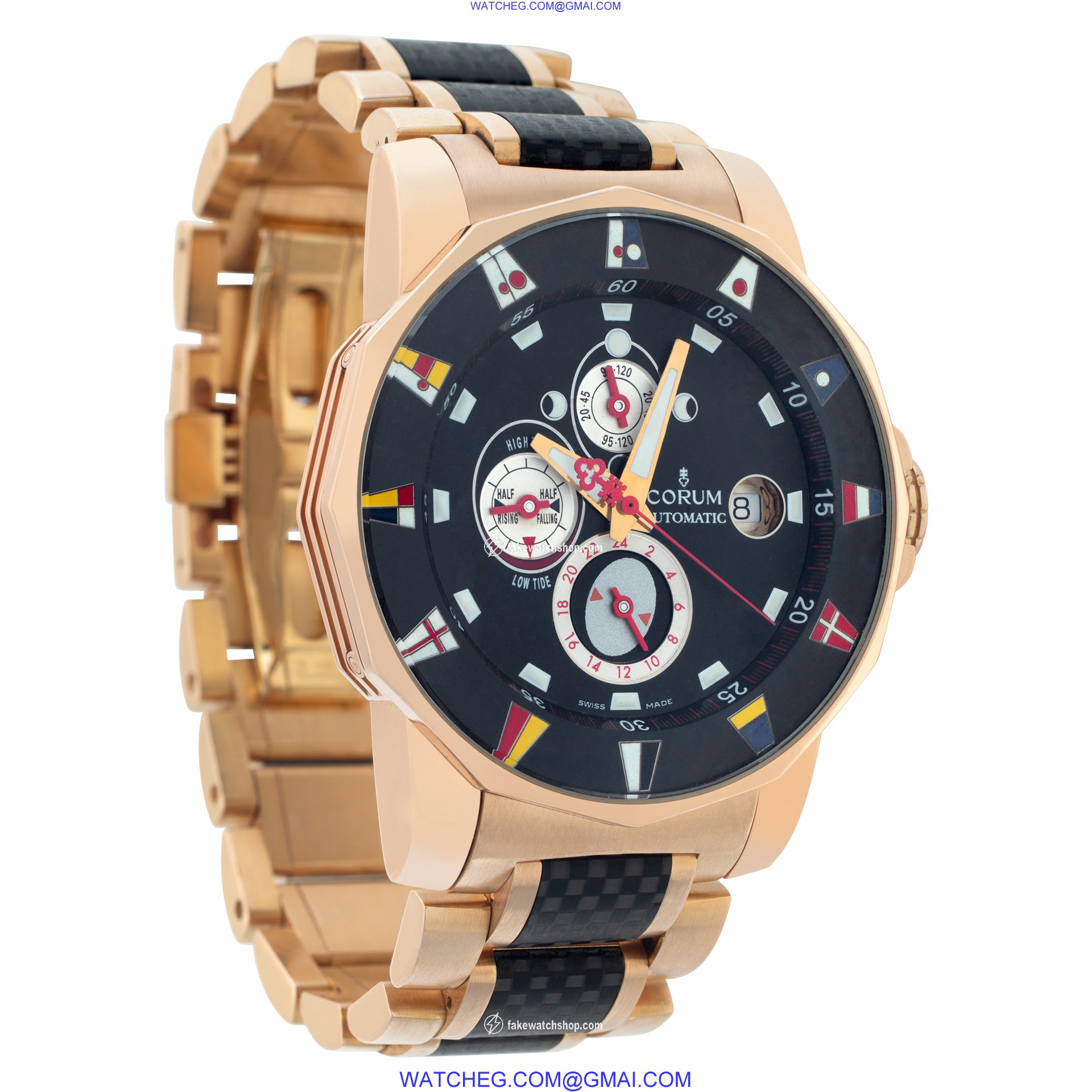 Corum 60223.01578 Admirals Cup Automatic Male 18K Rose gold & Carbon 4