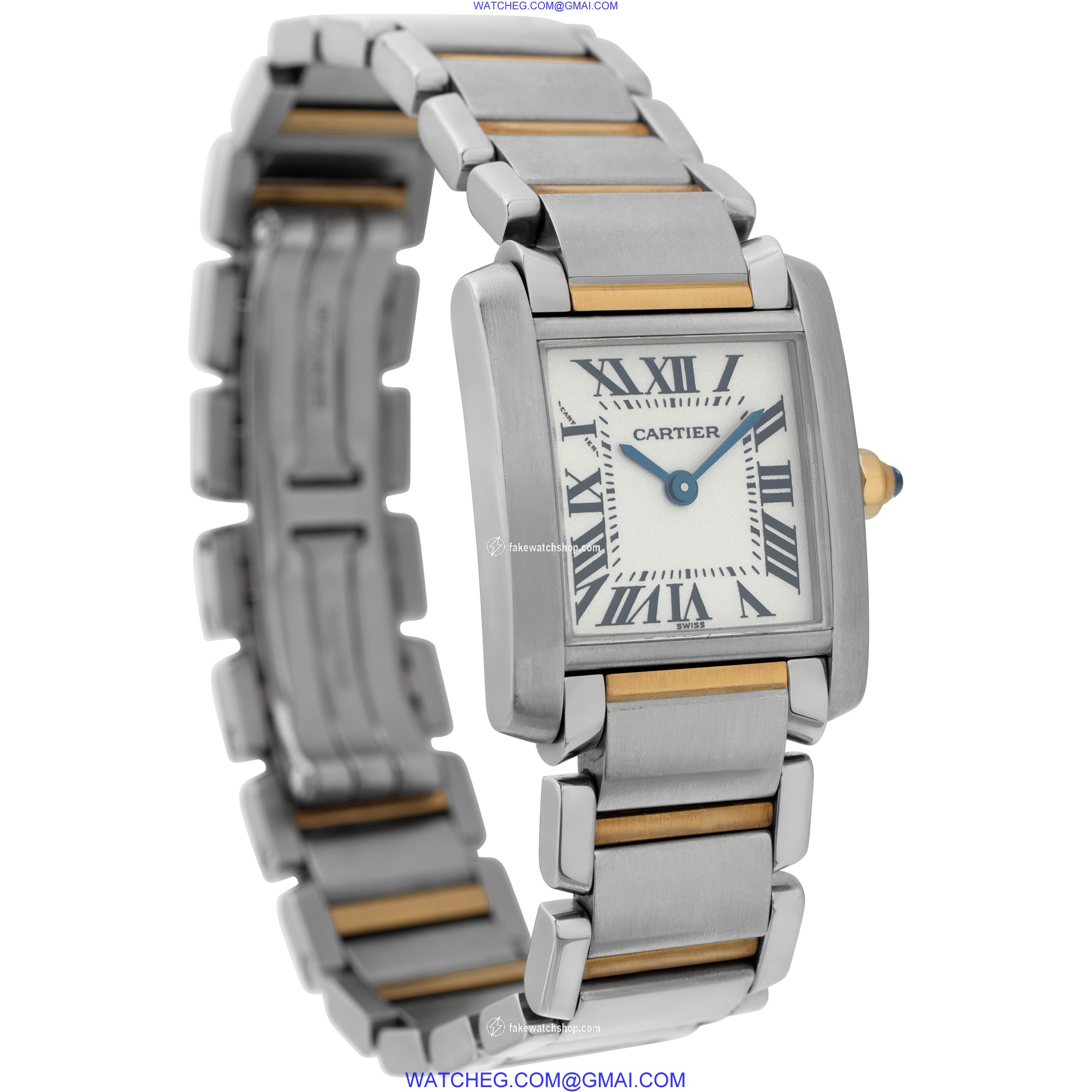 Cartier W51007Q4 Tank Francaise Quartz Female Stainless Steel 4
