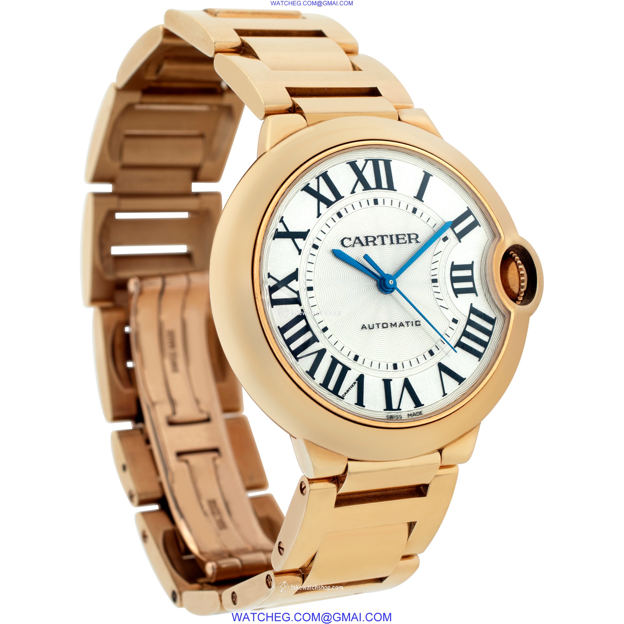 Cartier WGBB0011 Ballon Bleu Automatic Unisex 18k yellow gold 4