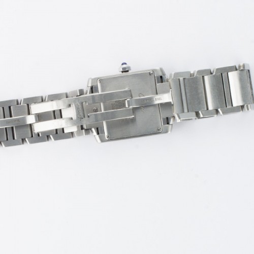 Cartier W51011Q3 Tank Francaise Quartz Unisex Stainless Steel 5