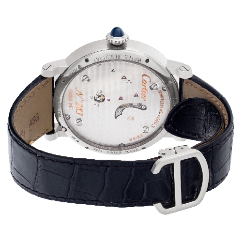 Cartier W1556214 Rotonde Manual Male 18k White Gold 5