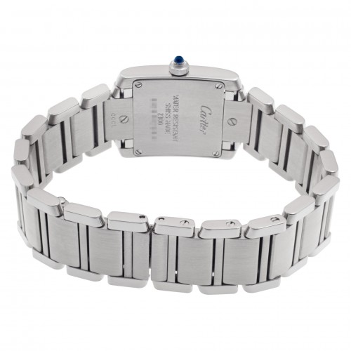 Cartier W51008Q3 Tank Francaise Quartz Female Stainless Steel 5