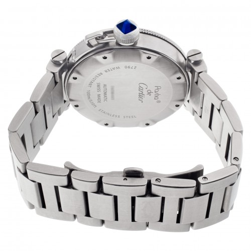 Cartier w31080m7 Pasha Seatimer Automatic Male Stainless Steel 5