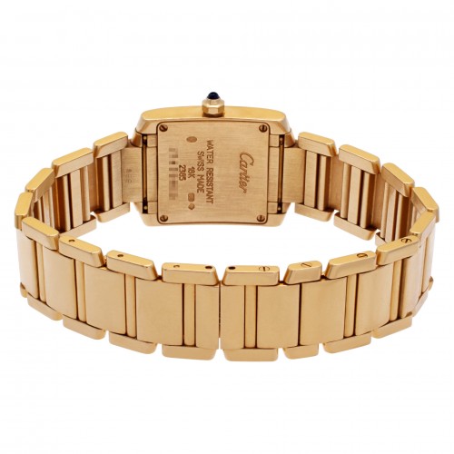 Cartier W50002N2 Tank Francaise Quartz Female 18k yellow gold 5