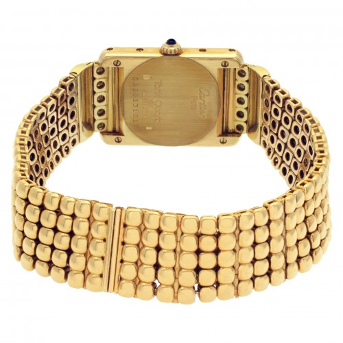 Cartier Cartier 1738 Tank Quartz Female 18k yellow gold 5