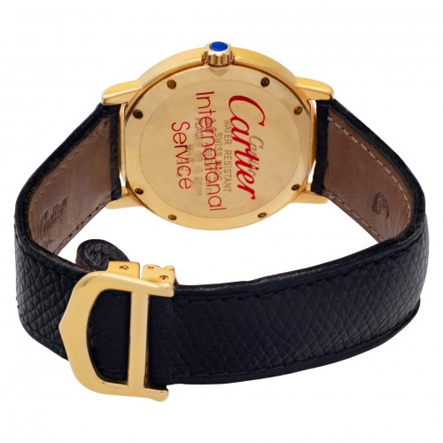 Cartier 1810 Vermeil Quartz Female plaque 5