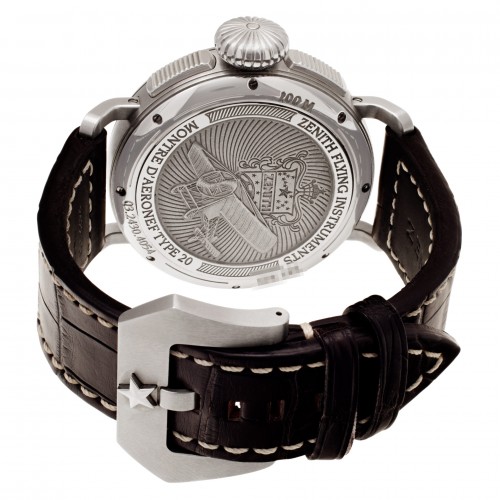 Zenith 03.2430.4054 Pilot Montre D Aeronef Automatic Male Stainless Steel 5