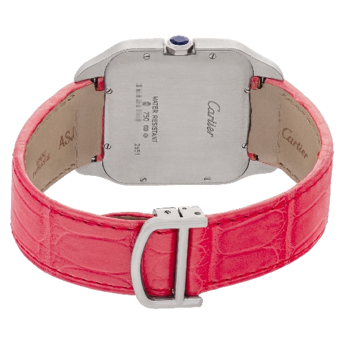 Cartier W2007051 Santos Dumont Manual Unisex 18k White Gold 5