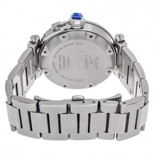 Cartier W31080M7 Pasha Automatic Male Stainless Steel 5