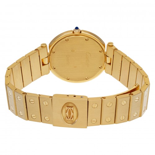 Cartier w3315 Santos Quartz Unisex 18k yellow gold 5