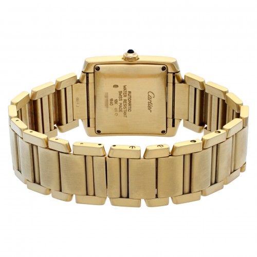 Cartier W50001R2 Tank Francaise Automatic Male 18k yellow gold 5