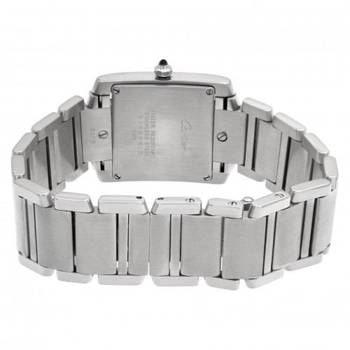Cartier W51011Q3 Tank Francaise Quartz Unisex Stainless Steel 5