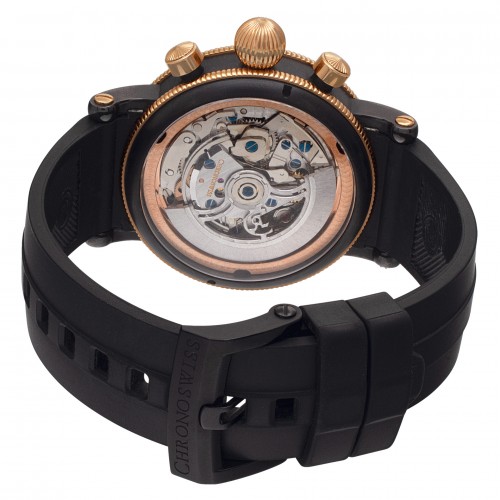 Chronoswiss CH-7535RGST Timemaster GMT Automatic Male PVD steel 5