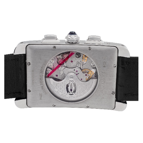 Cartier W2609456 Tank Americaine Automatic Male 18k White Gold 5