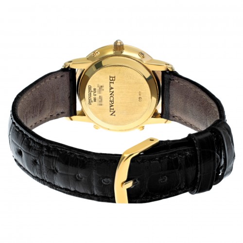 Blancpain 6395 1418 58 Leman Automatic Female 18k yellow gold 5