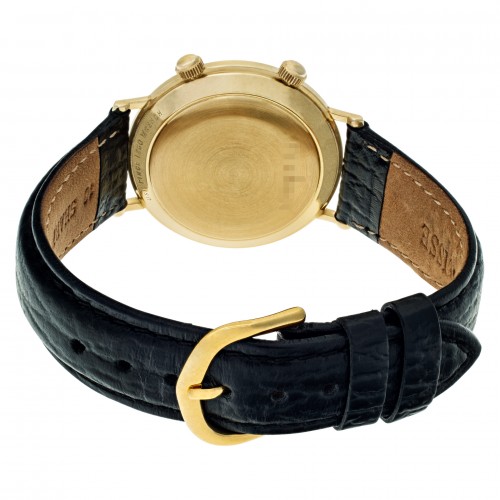 Jaeger LeCoultre E855 Memovox Manual Male 14k yellow gold 5