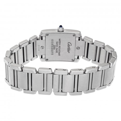 Cartier w51008q3 Tank Francaise Quartz Female Stainless Steel 5