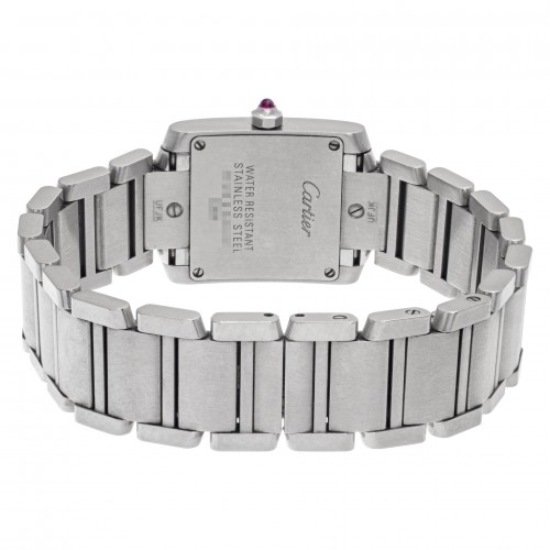 Cartier W51028Q3 Tank Francaise Quartz Female Stainless Steel 5