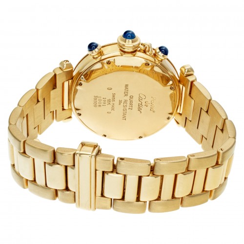 Cartier 30009 Pasha Quartz Male 18k yellow gold 5