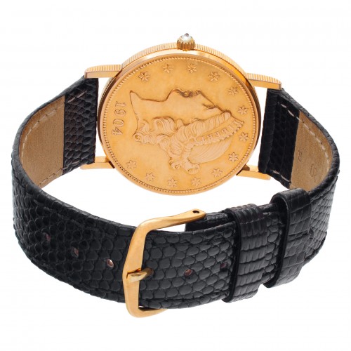 Corum Corum 2925 $20 Coin Automatic Male 18k yellow gold 5