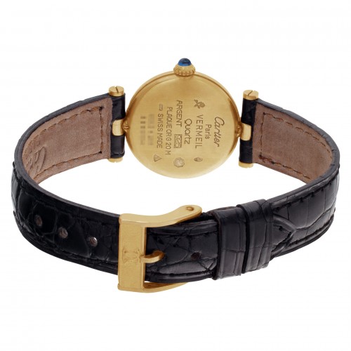 Cartier 052429 Vendome Quartz Female Vermeil 5