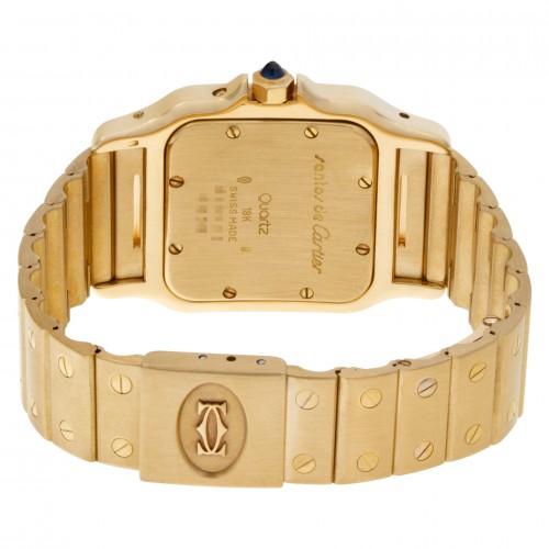 Cartier 819901 Santos Quartz Unisex 18k yellow gold 5