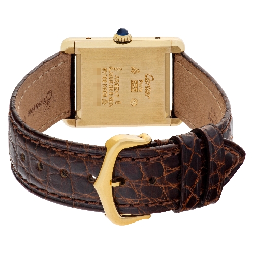 Cartier Cartier 1638 Tank Manual Unisex Vermeil 5