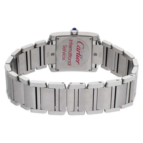 Cartier WSTA0005 Tank Francaise Quartz Male Stainless Steel 5