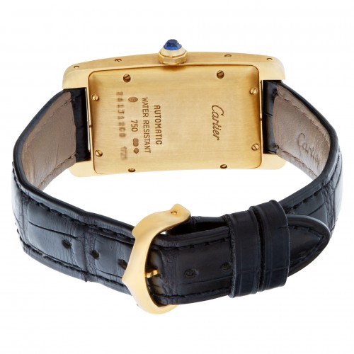 Cartier W2620030 Tank Americaine Automatic Female 18k yellow gold 5