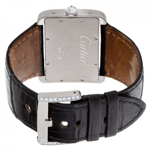 Cartier WA301370 Divan Quartz Female 18k White Gold 5