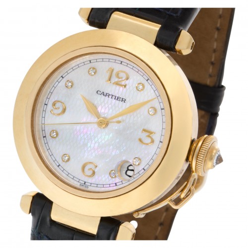 Cartier 1035 Pasha 35 Automatic Unisex 18k yellow gold 5