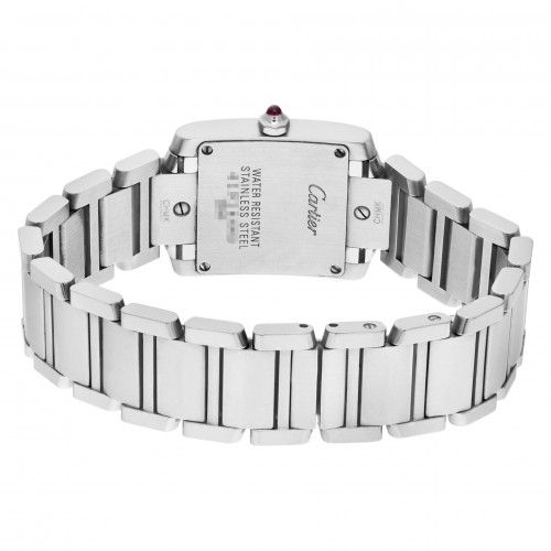 Cartier W51028Q3 Tank Francaise Quartz Female Stainless Steel 5