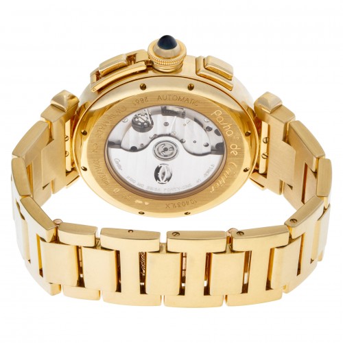 Cartier W30201H9 Pasha 42mm Automatic Male 18k yellow gold 5