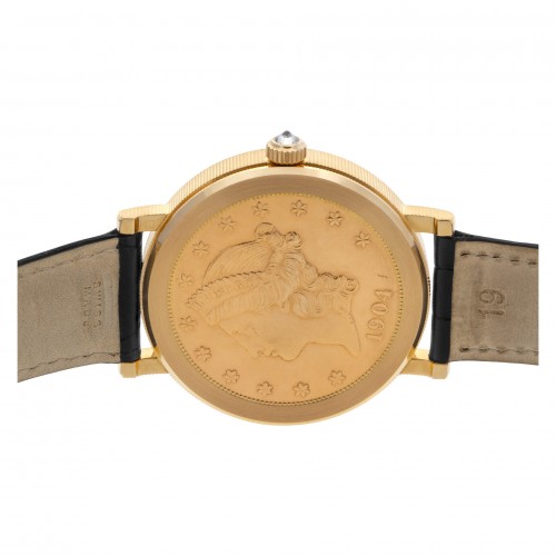 Corum 293.646.65/0001 $20 Coin Automatic Male 18k yellow gold 5