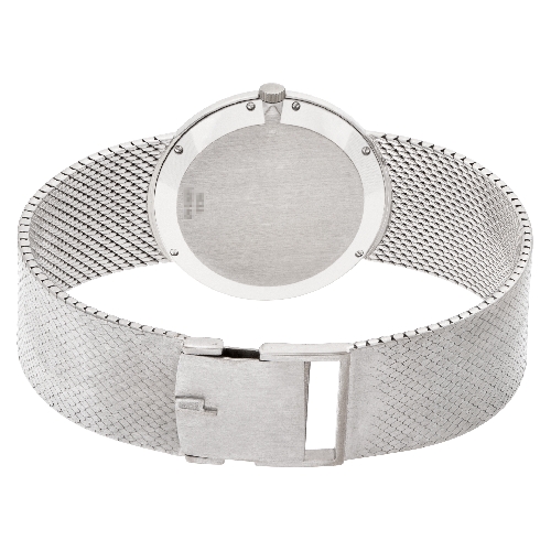 Piaget 9633 Classic Manual Male 18k White Gold 5